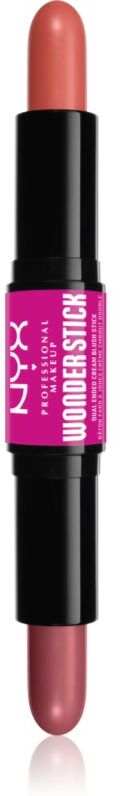 NYX Professional Makeup Wonder Stick Cream Blush dual-ended contouring stick shade 02 Honey Orange N Rose 2x4 g