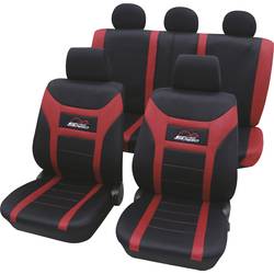HP Autozubehör 22927 Sitzbezug Polyester Rot Fahrersitz, Beifahrersitz, Rücksitz