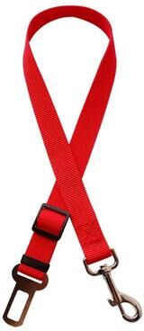 Useful Little Things Reflective Adjustable Dog Car Seat Belt Safety Harness red A