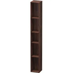 Duravit L-Cube Regalelement LC120602121 18x18x140cm, 5 Fächer, vertikal, nussbaum dunkel
