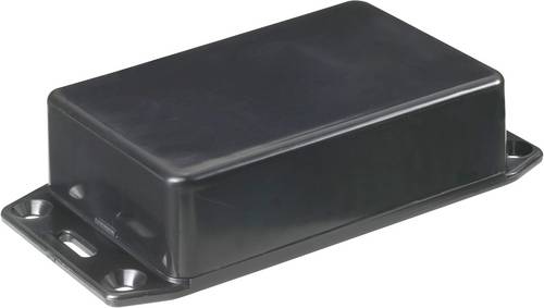 Hammond Electronics 1591AFLBK Euro-Gehäuse 100 x 50 x 25 ABS Schwarz 1St.