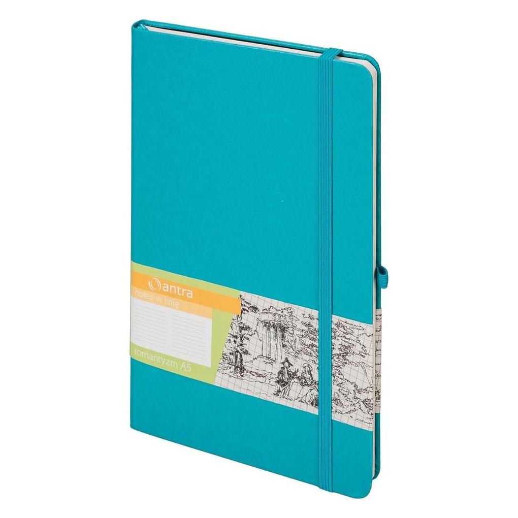 Antrax Notizen A5 Linia Romantyzm Turkio (A6, Liniert, Harter Einband) (280253)