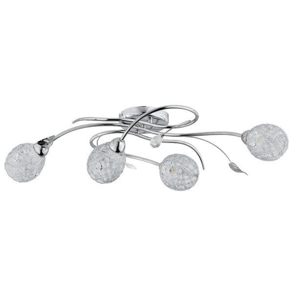 Alfa Plafondlamp Orlean, Chroom, 4x E14, LED
