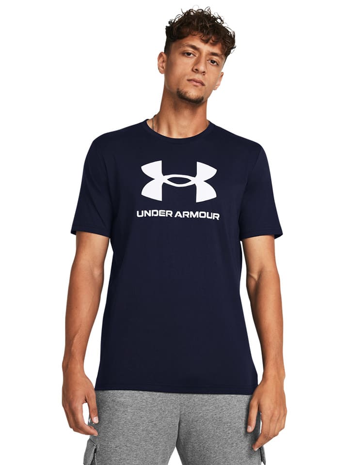 Under Armour Shirt "Sport Style" in Dunkelblau - M