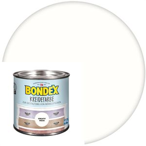 Bondex Kreidefarbe Kreativ 386520, für Möbel, Kreativ Weiss, für Innenbereich, matt, 500ml