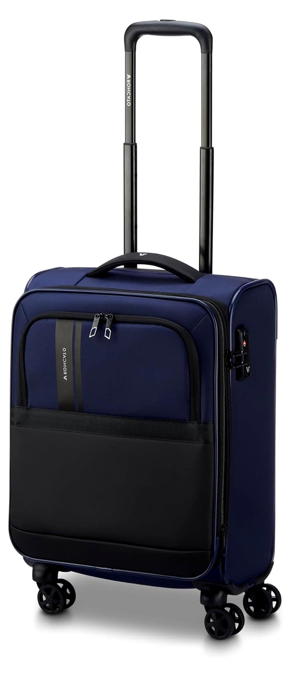 Metropolitan TRAVEL Kabinen-Trolley 55x40x20/23 cm erweiterbar - Nachtblau