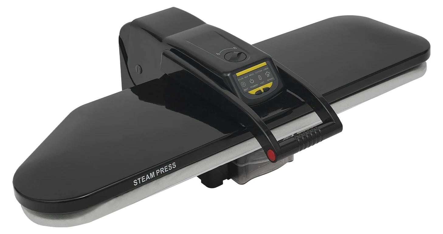 Dampfpresse - Professionelle elektrische Bügelpresse - 91,4 cm - 5 Stoffeinstellungen - Für Kleidung und Gardinen - Für Haushalt und Wäscherei