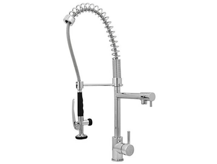 Welfenstein Gastroarmatur BM1508 Spültischarmatur Spirale Gastro Küchenarmatur Messing