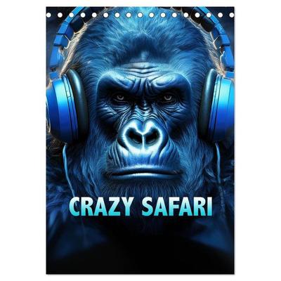 Crazy Safari (Tischkalender 2027 DIN A5 hoch), CALVENDO Monatskalender