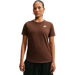 Nike Sportswear Club Essentials Damen-T-Shirt Cacao Wow - XL