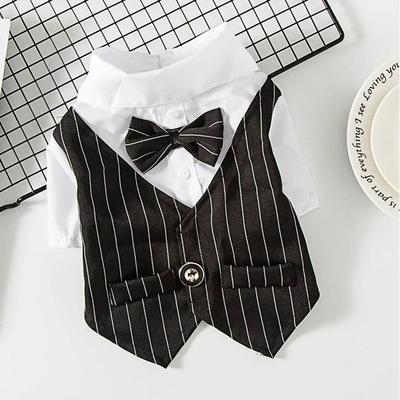 Uplift Essentials Dapper Formal Gentleman Pet Suit Jacket black xl