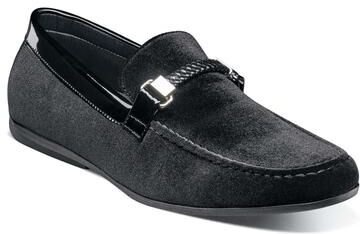 Stacy Adams Sheridan (Men's) Casual Shoes in Black, Size 7 M, Rubber/Synthetic