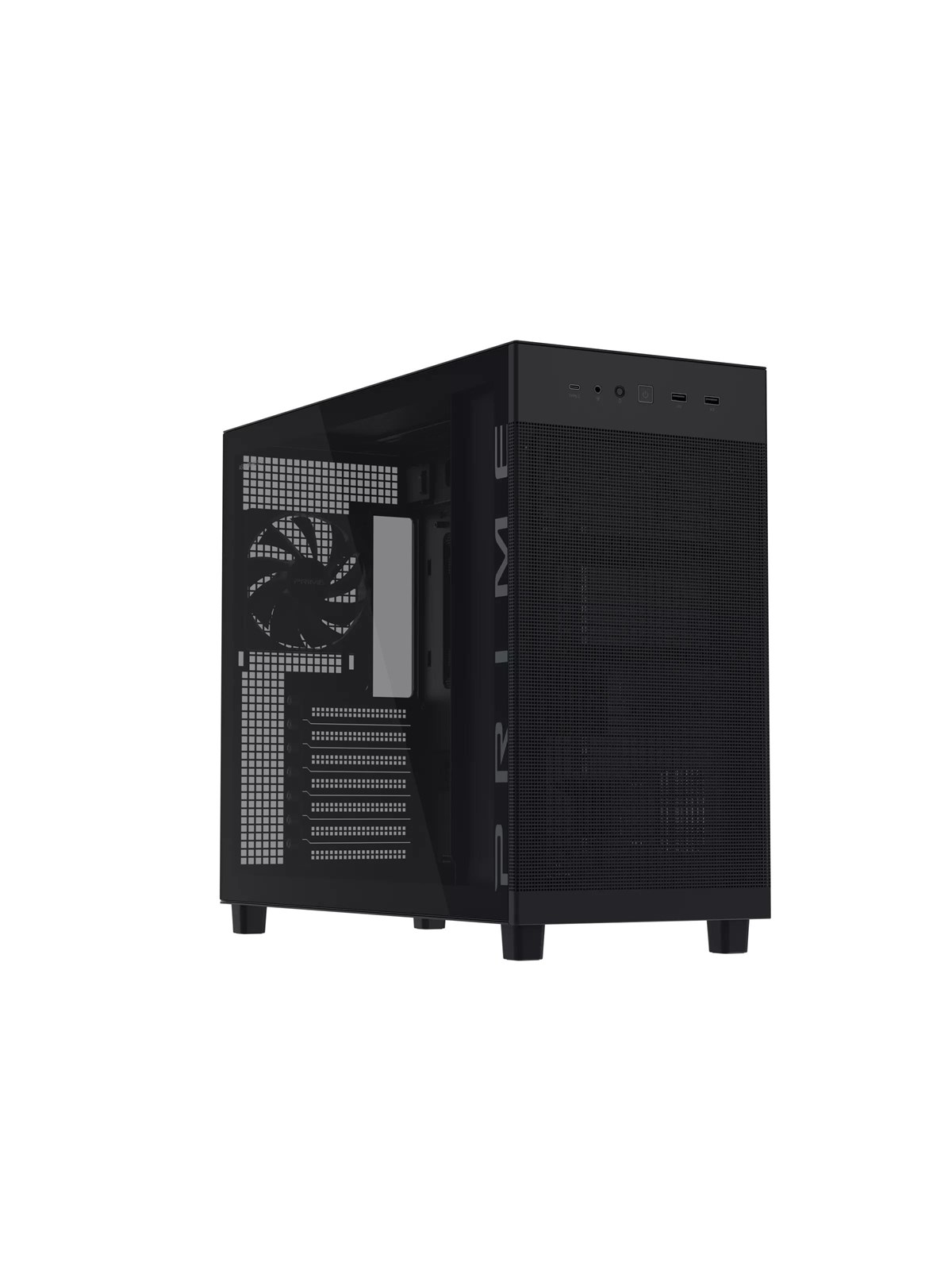 ASUS Prime AP303 TG Black - Gehäuse - Miditower - Schwarz