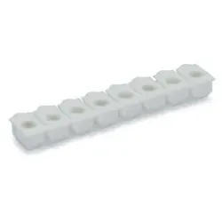 Wago 734-671 Isolierungsstopp,0,08 - 0,2 mm2 ”e” (0,14 mm2 ”f”),8 Stück / Strang,lichtgrau 734671  - 25 Stück