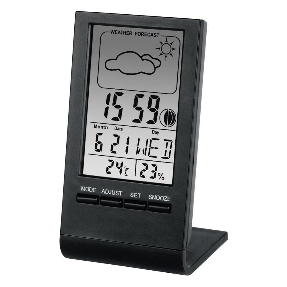 Hama TH-100 Digitale Binnenhuis Vochtigheidsmeter en Thermometer, Zwart