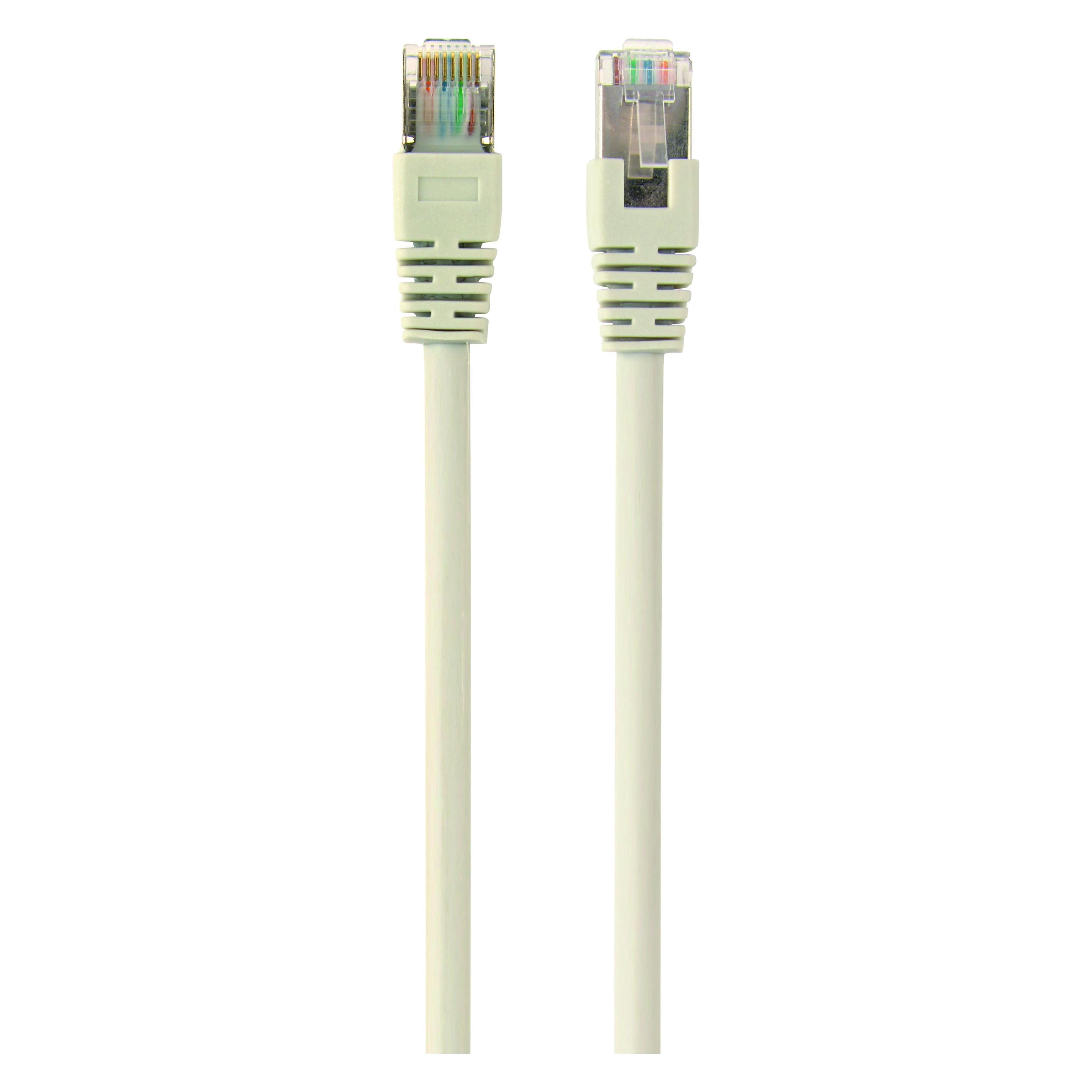 Cablexpert FTP Cat6 Patch cord, white, 2 m (F/UTP, CAT6, 2 m) (PPB6-2M)