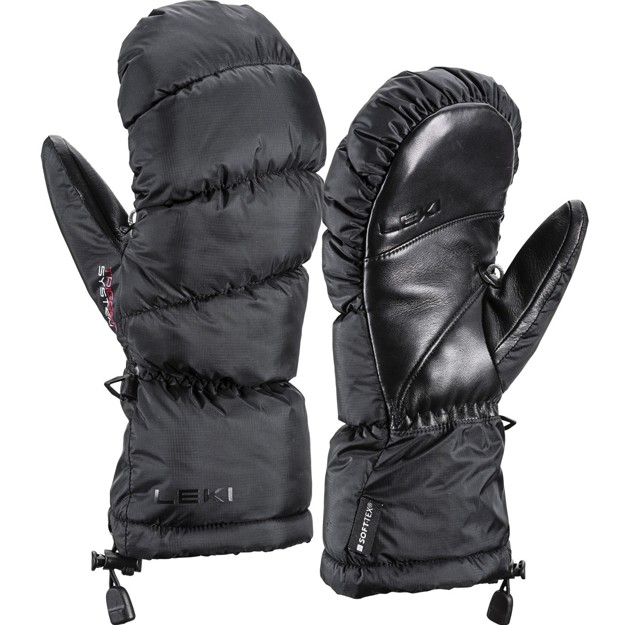 Leki Damen Fäustling GLACE 3D black - 8,0
