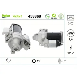 Starter VALEO 458868 für BMW 1er
