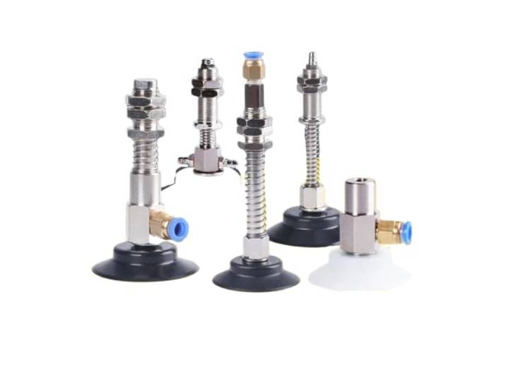 PF/PA/PFG-60 Vakuum-Saugnapf-Manipulator-Zubehör, industrielle Halterung, Nitrilkautschuk-Vakuumsauger-Spannfutter, Armaturen, pneumatisch(L130-M16X1.5)