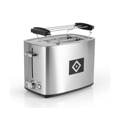 Toaster HAMBURGER SV "Hamburger SV Toaster HSV Toaster Edelstahl", silber (mehrfarbig), Toaster