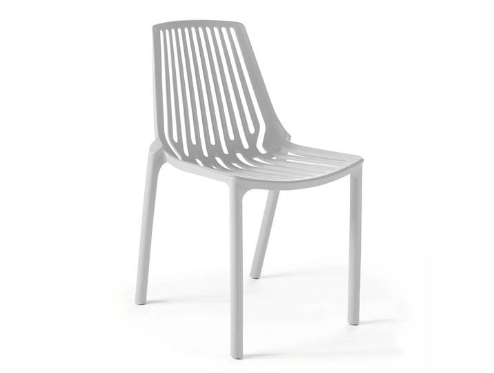 Oviala - Chaise de jardin en plastique ajourée