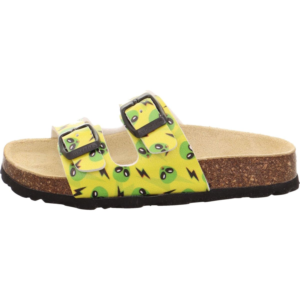 Superfit Fussbettpantoffel gelb/mehrfarbig (6030) 25 1-800111-6030-25