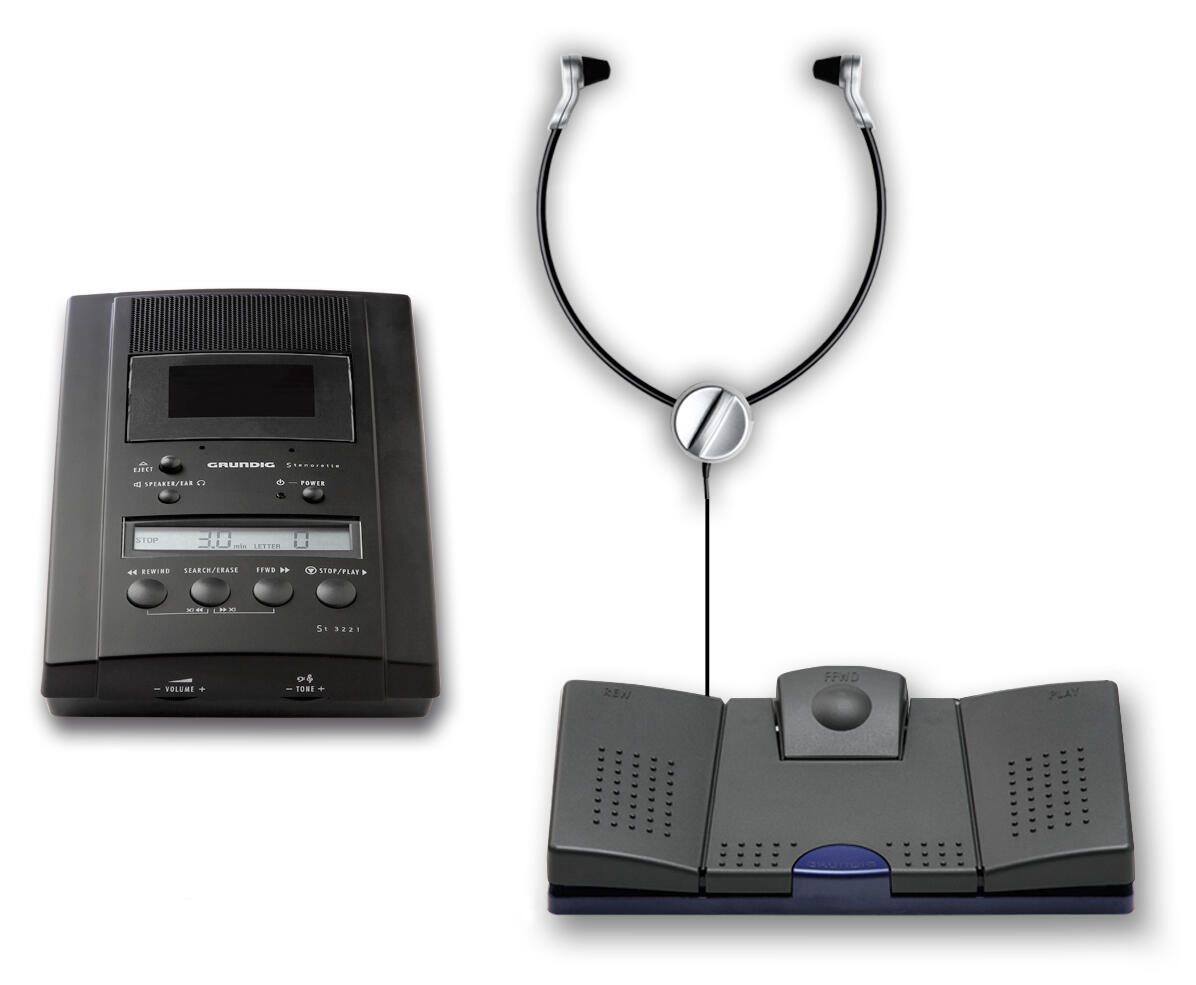 GRUNDIG Stenorette St 3221 Wiedergabegerät-Set PFR9900