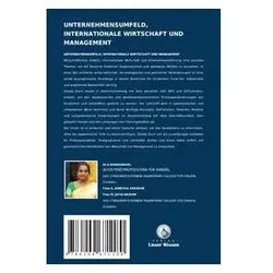 Unternehmensumfeld, Internationale Wirtschaft Und Management, Fachbücher von G. Amirtha Varshini, S. Renganswari, M. Jayalakshmi