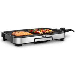 Tefal CB630D, Kontaktgrill, Schwarz, Silber
