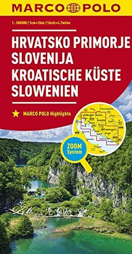 Collectif - MARCO POLO Karte Kroatische Küste, Slowenien 1:300 000 (MARCO POLO Karten 1:300.000) - Preis vom 14.10.2026 23:07:16 h