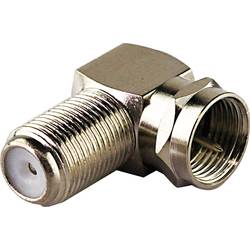 Schwaiger WAD8321531 F-Winkeladapter Anschlüsse: F-Stecker, F-Buchse 2 St.