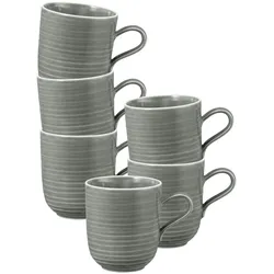 KAFFEEBECHER Terra Perlgrau 400 ml 6er Set