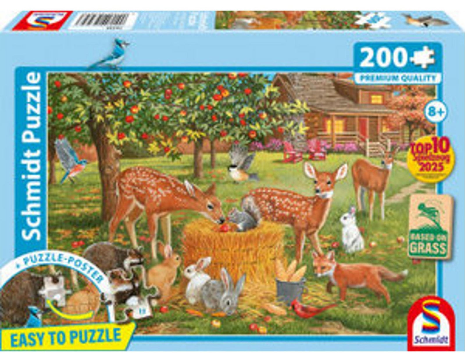 Schmidt Spiele Puzzel Dieren, 200 stukjes