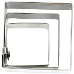 Städter Quadrat 4 / 5,5 / 7 cm glatt