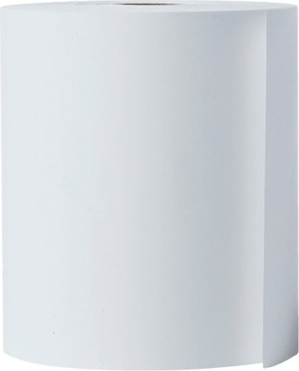 Brother eindeloze papierrol, wit, 76 mm, verpakking van 8 stuks