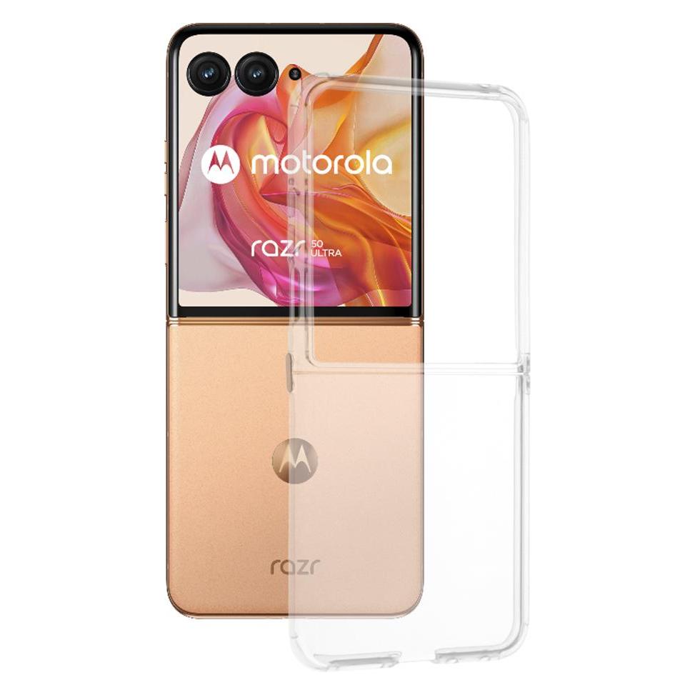 Techsuit - Clear Silicone - Motorola Razr 50 Ultra - Transparent (Motorola Razr 50 Ultra) (56360660)