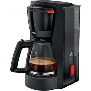 Bosch Kaffeemaschine MyMoment, TKA3M133, mit Glaskanne, 1,25 Liter, 1200 Watt, schwarz, bis zu 10 Tassen