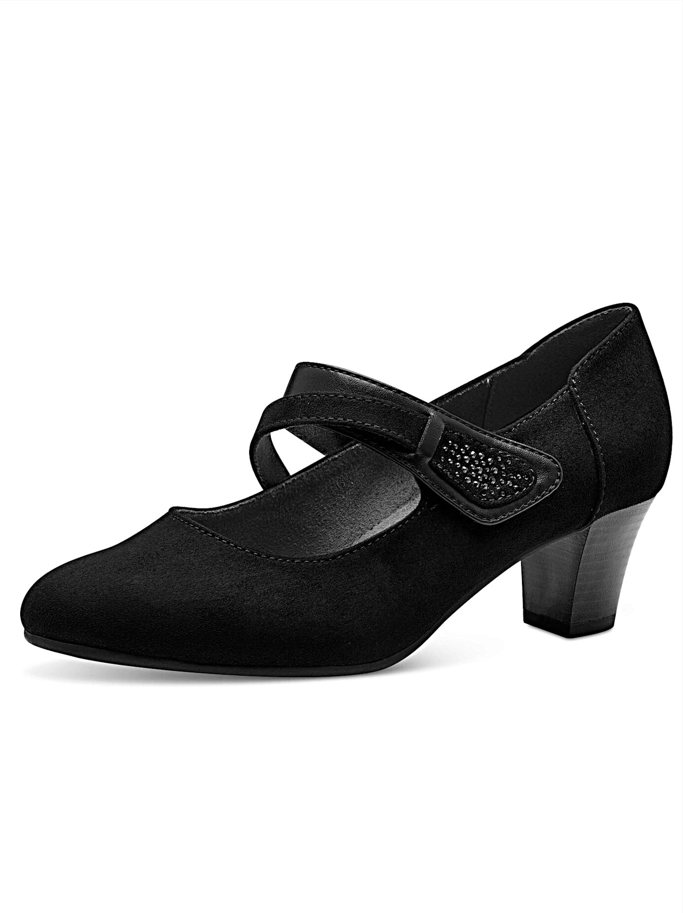 Pumps JANA, Damen, Gr. 41, schwarz, Lederimitat, Textil, Schuhe Pumps schwarz 41