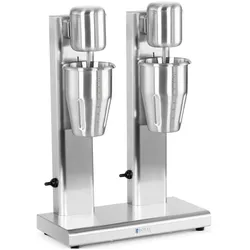 Royal Catering Milchshaker - doppelt - 2 x 1 L - 15.000 U/min - Edelstahl