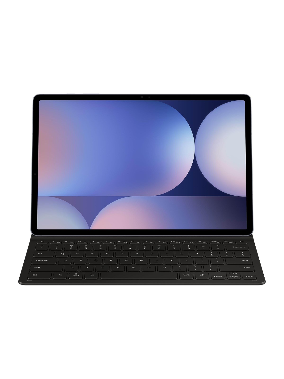 Samsung Galaxy Tab S10+ / Tab S9 FE+ / Tab S9+ - Book Cover Keyboard Slim - Black (German) - Tastatur & Folio-Set - Schwarz