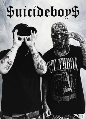 Uplift Essentials Suicideboy Album Poster High Definition Vintage Rap Canvas Wall Art style 1 16x24 In