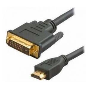 Brackton 4K 3D Professional DVI -> HDMI Kabel 5.0m St/St 19-pol. HDMI Stecker auf 24+1-pol. DVI-D Stecker, do (5 m) (DHD-BKR-0500.BS)