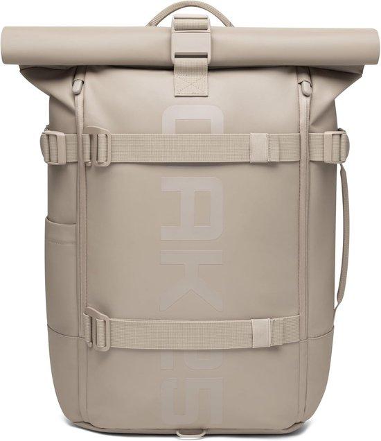 Rucksack mit Rollverschluss, 23 Liter Fassungsvermögen - reflektierendes Polyester - flexibles Design - ideal für den täglichen Gebrauch