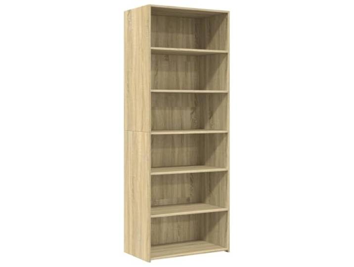 KGHFDVB Highboard Sonoma-Eiche 70x41x185 cm Holzwerkstoff Viel Stauraum, Feuchtigkeitsbeständig, Pflegeleicht, Mit Wandhalterung
