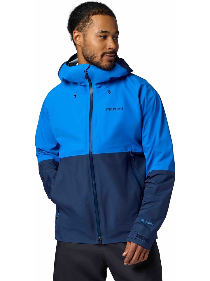 Marmot Funktionsjacke "Seeker GTX" in Blau/ Dunkelblau - L