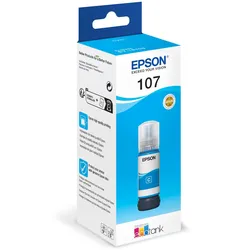 Epson Original EcoTank 107 Tintenflasche - cyan (C13T09B240)