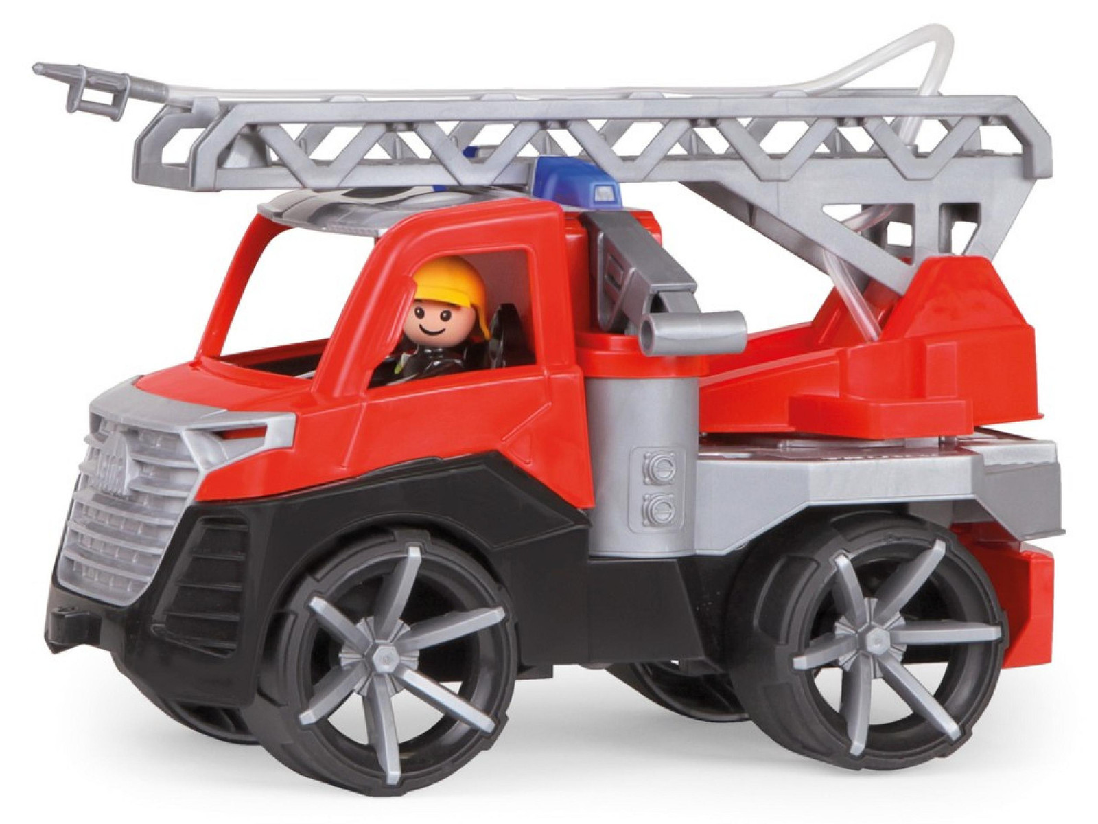 Lena TRUXX SM04535 Brandweerwagen Grijs Rood