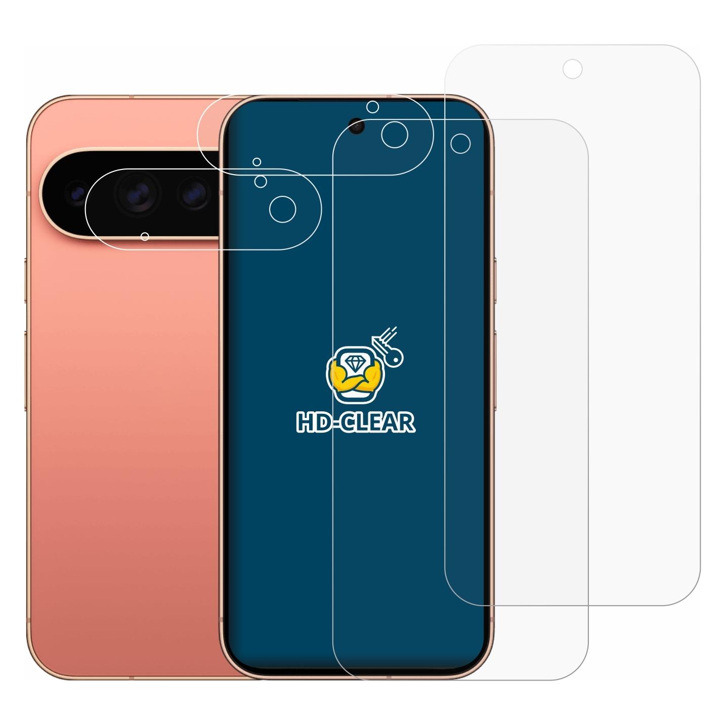 Brotect Schutzfolie für Google Pixel 11 Pro (Display+Kamera) Displayschutz Displayschutzfolie Folie Klar (2 Stk., Google Pixel 11 Pro) (1864339)