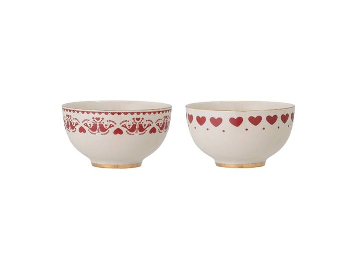 Bloomingville Jolly kom 2-pack Red