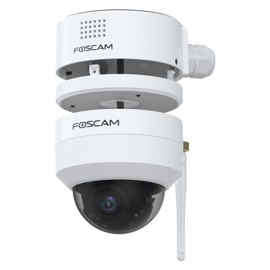 Foscam FABD4 Kamera-Halterung Weiss Für D4Z, mit integriertem Lautsprecher (Gehäuse) (FABD4-W)